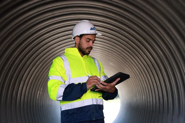 Field Worker with Tablet