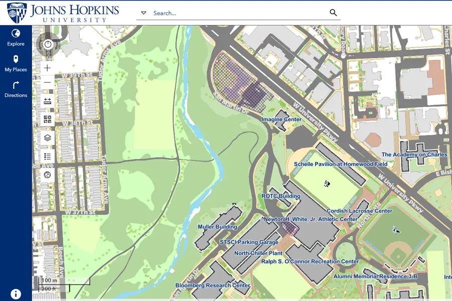 JHU Wayfinding Application
